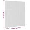 Magnetic Insect Screen for Windows - 120x140 cm White