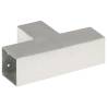 Post Connectors 4 pcs T Shape Galvanised Metal - 81x81 mm