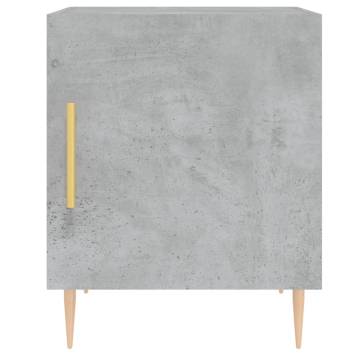 Concrete Grey Bedside Cabinets - Set of 2 | HipoMarket