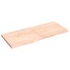 Bathroom Countertop 120x50 cm - Untreated Solid Oak Wood