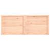 Bathroom Countertop 120x50 cm - Untreated Solid Oak Wood