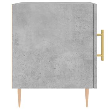 Concrete Grey Bedside Cabinets - Set of 2 | HipoMarket