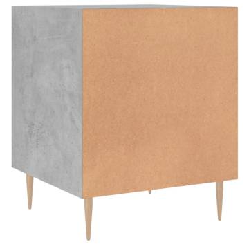 Concrete Grey Bedside Cabinets - Set of 2 | HipoMarket