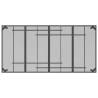 Stylish Anthracite Garden Table - 200x100 cm Steel Mesh