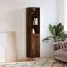 Highboard Brown Oak 34.5x34x180 cm Engineered Wood Colour brown oak Quantity in Package 1 Model 1 wood door 