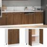 Bottom Cabinet Brown Oak - Stylish Kitchen Storage Solution