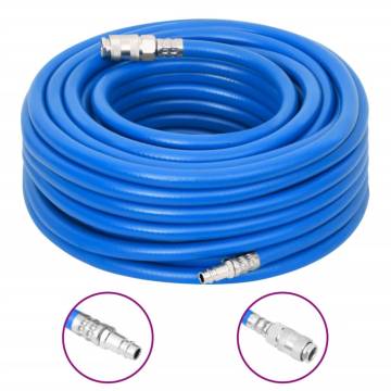 Durable Blue Air Hose 0.6" 50m PVC for Compressors