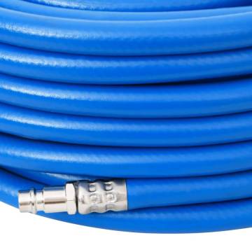 Durable Blue Air Hose 0.6" 50m PVC for Compressors