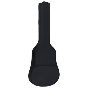 Guitar Bag for 3/4 Classical Guitar - Black Fabric | HipoMarket