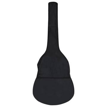 Guitar Bag for 3/4 Classical Guitar - Black Fabric | HipoMarket