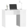 High Gloss White Desk - Modern Engineered Wood | Hipo Market