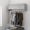 Wardrobe Concrete Grey 100x32.5x35 cm Engineered Wood Colour concrete grey Quantity in Package 1 Amount 