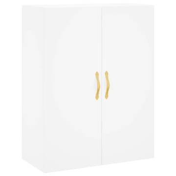 Stylish Highboard White - 69.5x34x180 cm | HipoMarket