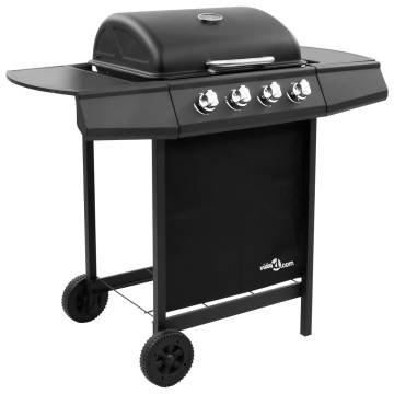 Gas BBQ Grill with 4 Burners – Stylish Outdoor Cooking