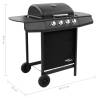 Gas BBQ Grill with 4 Burners – Stylish Outdoor Cooking