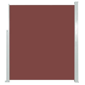 Patio Retractable Side Awning 160x300 cm - Brown | HipoMarket