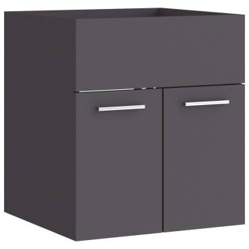 Sink Cabinet Grey 41x38.5x46 cm | Stylish Storage Solution