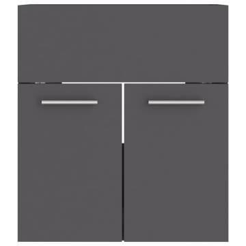 Sink Cabinet Grey 41x38.5x46 cm | Stylish Storage Solution