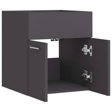 Sink Cabinet Grey 41x38.5x46 cm | Stylish Storage Solution