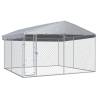 Outdoor Dog Kennel with Roof 382x382x225 cm Size 382 x 382 x 225 cm Quantity in Package 1 With roof yes 