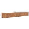 Raised Bed 200x30x25 cm Solid Teak Wood - Stylish Planter