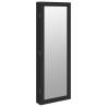 Stylish Black Mirror Jewellery Cabinet with LED Lights