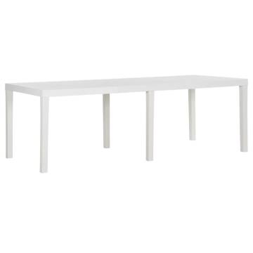 Garden Table 220x90x72 cm - Stylish and Functional Outdoor Furniture