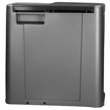 Curver Duo Pedal Bin Deco 15L with 6L Inner Buckets - Light Grey