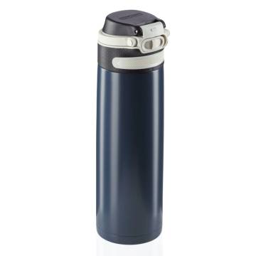 Leifheit Thermos Bottle Flip 600 ml - Dark Blue Insulated Mug