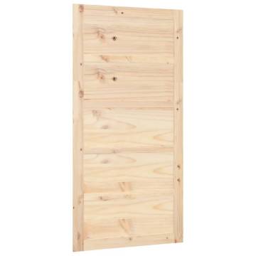 Barn Door 100x1.8x204.5 cm - Solid Pine Wood Sliding Door