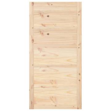 Barn Door 100x1.8x204.5 cm - Solid Pine Wood Sliding Door