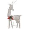 Christmas Reindeer Family 270x7x90 cm - Warm White Lights