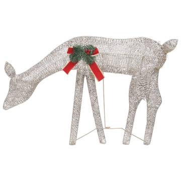 Christmas Reindeer Family 270x7x90 cm - Warm White Lights