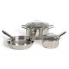 Livoo 5-Piece Stainless Steel Cookware Set - Silver