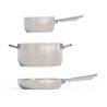 Livoo 5-Piece Stainless Steel Cookware Set - Silver