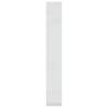 High Gloss White Book Cabinet/Room Divider - 60x30x198 cm