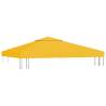 2-Tier Gazebo Top Cover 310 g/m² - Yellow 3x3 m | Hipo Market