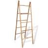 Double Towel Ladder with 5 Rungs Bamboo 50x160 cm Size 50 x 60 x 157 cm 