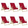 6 Pack Burgundy Beach Towels 60x135 cm - Soft & Quick Drying