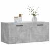 Concrete Grey Wall Cabinet - Stylish & Practical Storage