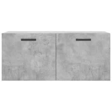 Concrete Grey Wall Cabinet - Stylish & Practical Storage