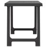 Stylish Anthracite Camping Table - 79x56x64 cm