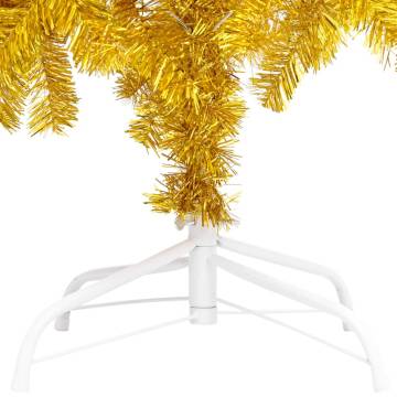 Artificial Pre-lit Gold Christmas Tree 240cm | HipoMarket