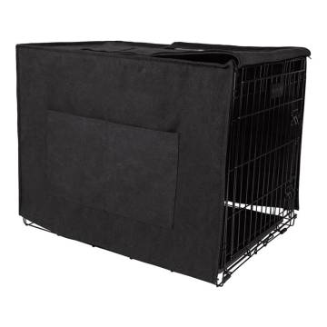 DISTRICT70 Dog Crate Cover Dark Grey M - Stylish & Functional