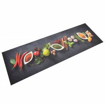 Kitchen Rug Washable Spices 60x180 cm - Soft and Stylish