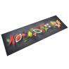 Kitchen Rug Washable Spices 60x180 cm Velvet Colour dark grey Size 60 x 180 cm Quantity in Package 1 