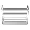 Shoe Rack with 4 Shelves - Metal & Plastic Black