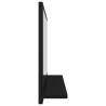 Stylish Black Bathroom Mirror - 60x10.5x37 cm | Hipomarket UK