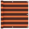 Balcony Screen Orange and Brown 90x600 cm Oxford Fabric Colour orange and brown Size 90 x 600 cm Quantity in Package 1 