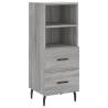 Highboard Grey Sonoma - Stylish Engineered Wood Storage Unit